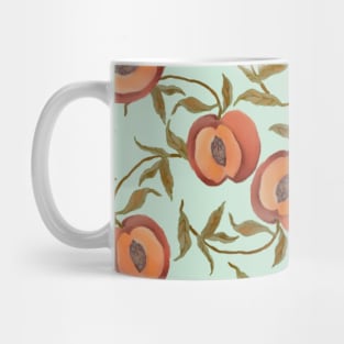 Watercolor pattern with peaches Mug